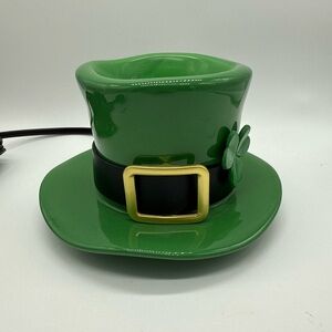 Scentsy Lucky Leprechaun Hat Wax Warmer In Box St. Patrick's Day Used, Tested!